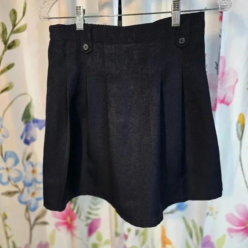 Izod Girls Approved Schoolwear Navy Blue Pleated Skort Size 16 Regular
